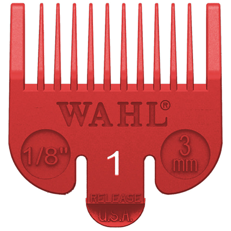 WAHL Coloured Plastic Attachment Combs
